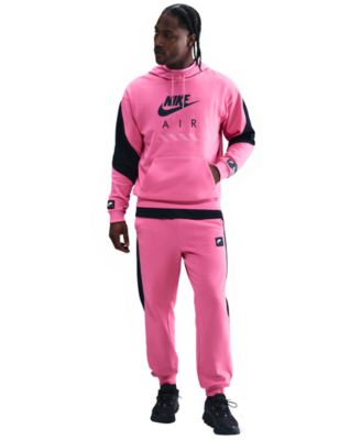 Men's Air Fleece Roomy-Fit Logo-Print Hoodie