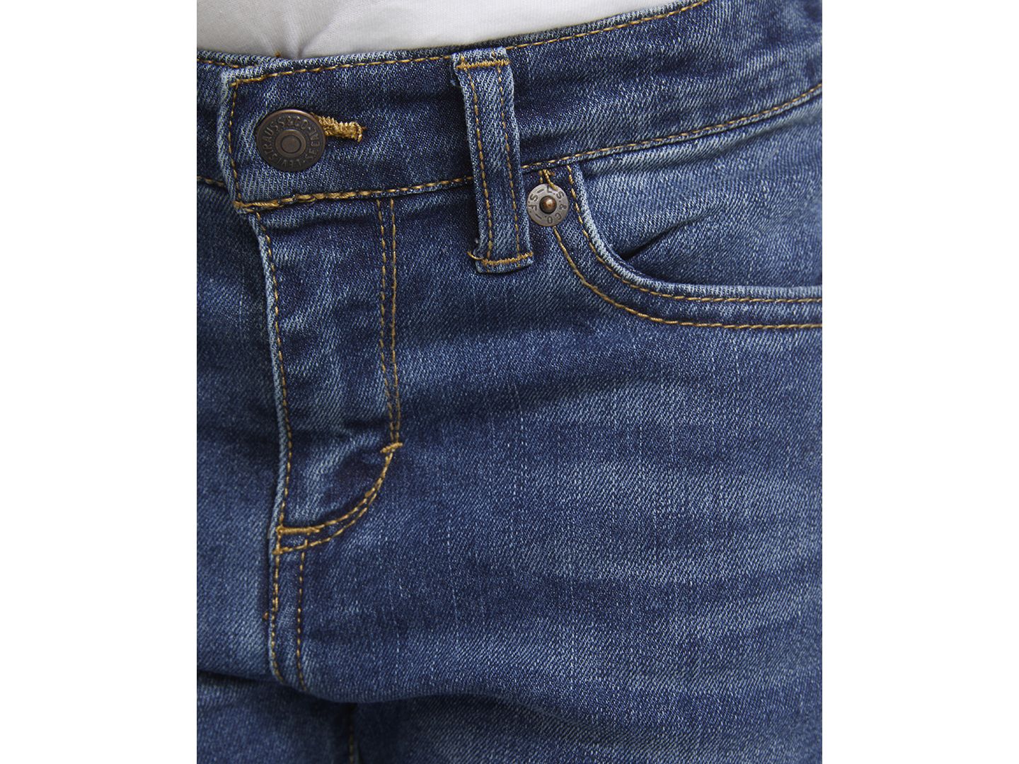 Джинсы Levi's Classic Bootcut Jeans для девочек, цвет: Синий — фото 7