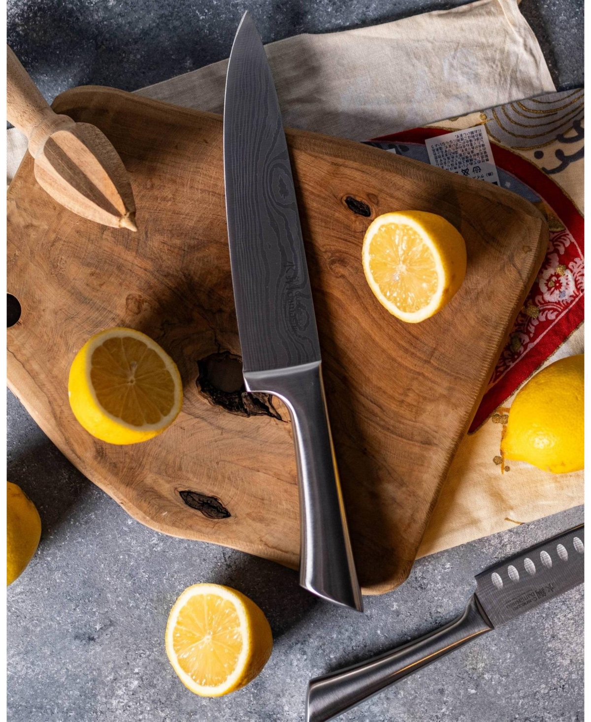 Cuisine::pro Damashiro Satori 8-pc. Knife Block Set In Silver