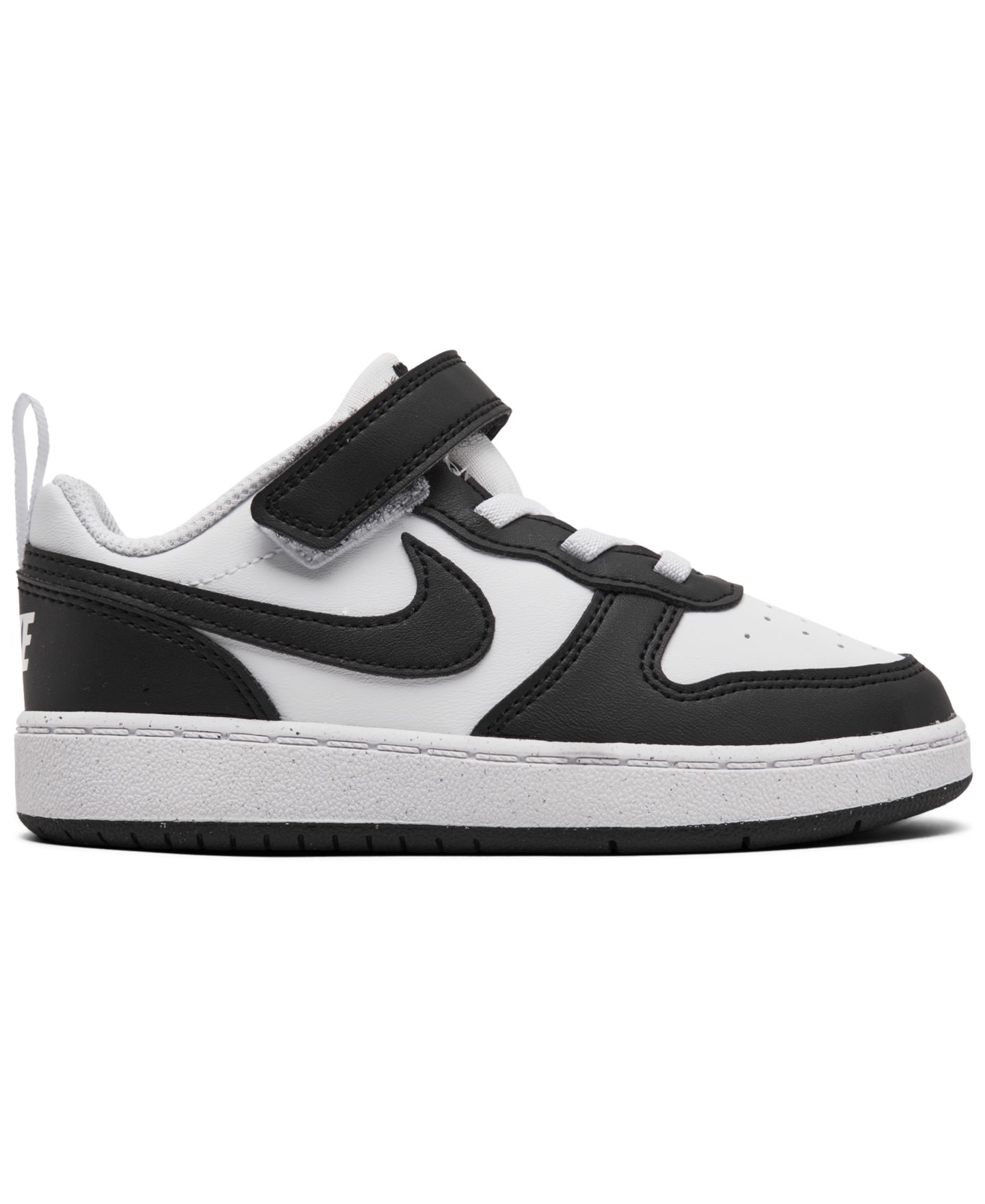 Детские повседневные кроссовки Nike Court Borough Low Recraft, Finish Line, цвет: Белый / Чёрный — фото 3