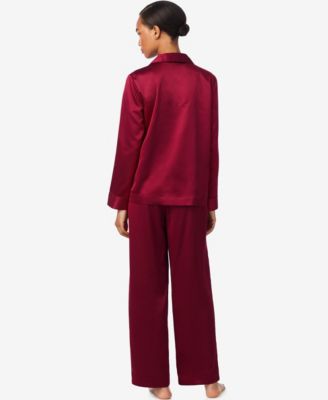 Women's Long Sleeves Notch Collar Pajama Set