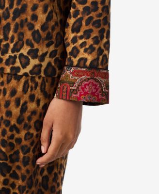 Women's Long Sleeves Notch Collar Pajama Set