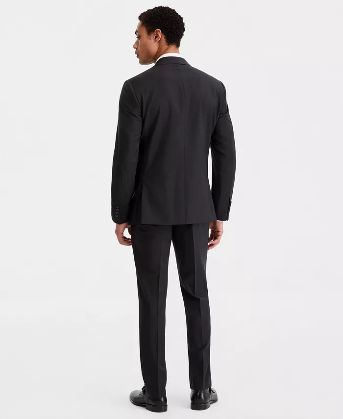 Men's Slim-Fit Wool-Blend Stretch Suit Separates with Vest - thumbnail 5