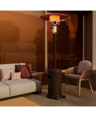 48000 BTU Outdoor Propane Patio Heater with Cover and Wheels