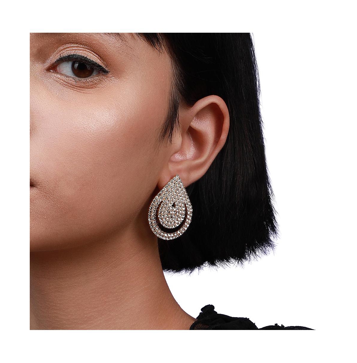 Sohi Party Drop Earrings In Silver