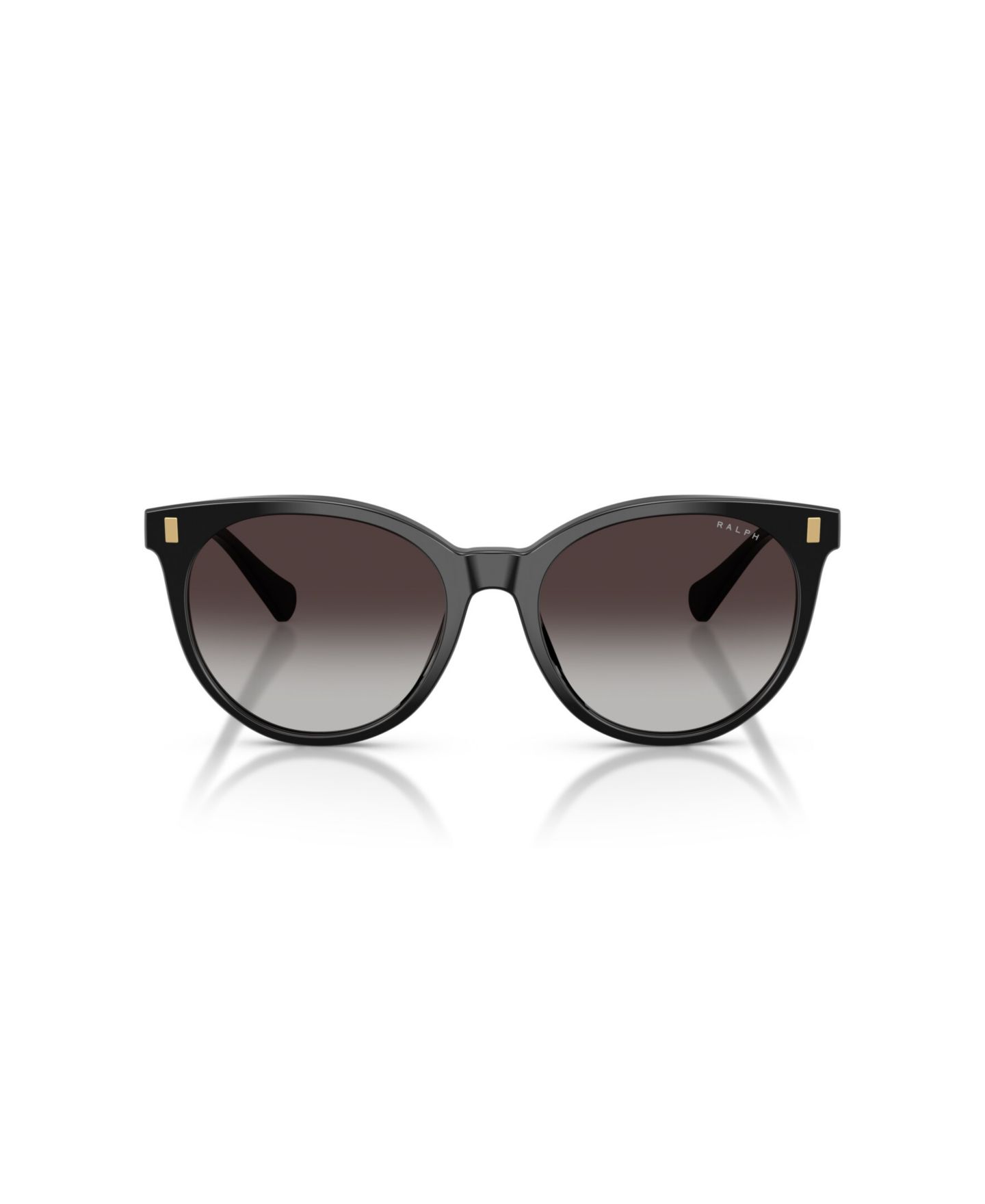 Женские солнцезащитные очки Ralph by Ralph Lauren Round Sunglasses, RA5331U, цвет: Блестящий чёрный — фото 2