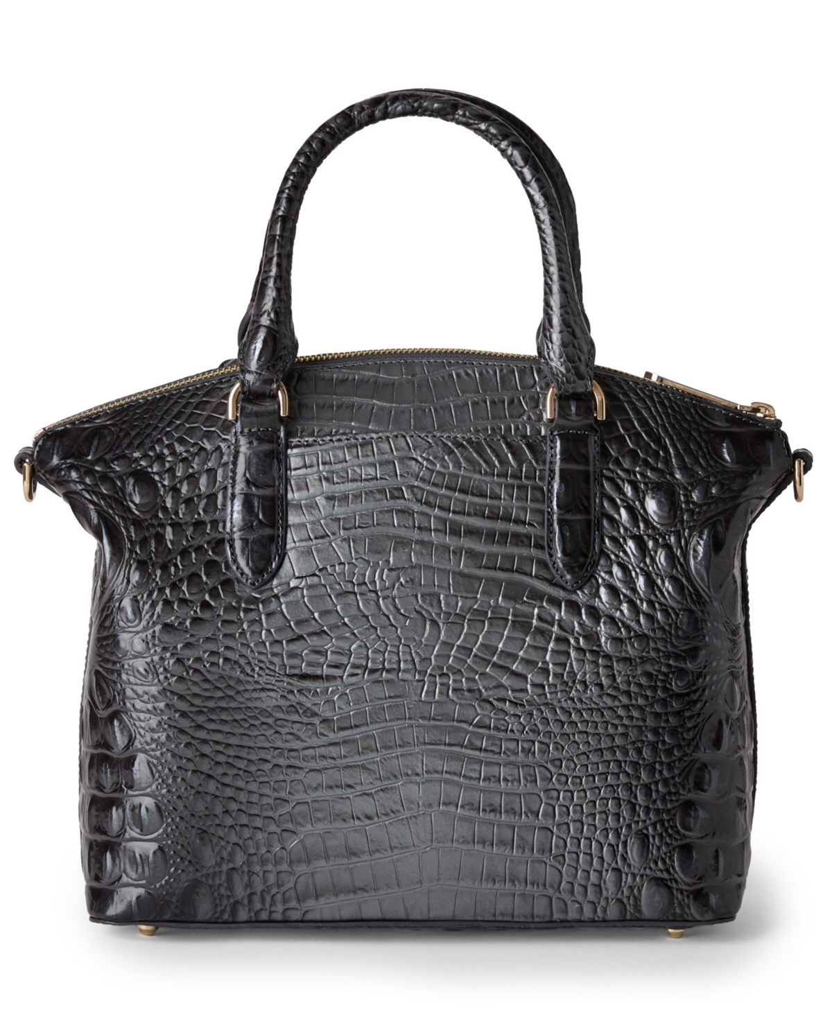 Brahmin Duxbury Croc Embossed Leather Satchel