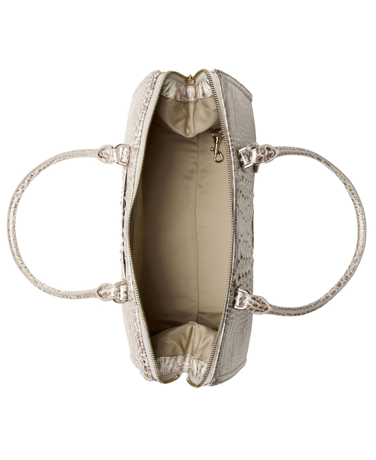 Brahmin Sophia Large Melbourne Satchel Bag In Gray