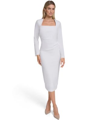 Calvin Klein - Women's Long Sleeve Midi Dress