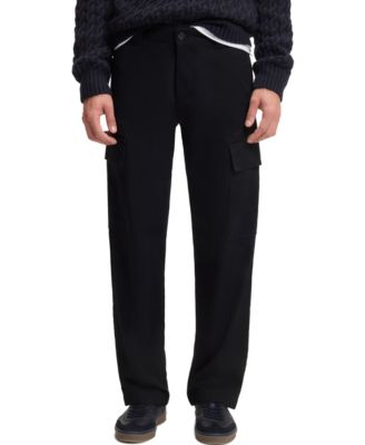 BOSS by Hugo Boss - Men's BECKHAM x BOSS Micro-Patterned Cotton Cargo Pants