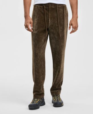 Men's Relaxed Soft Twill Tapered Drawstring Pants, Macy's Exclusive