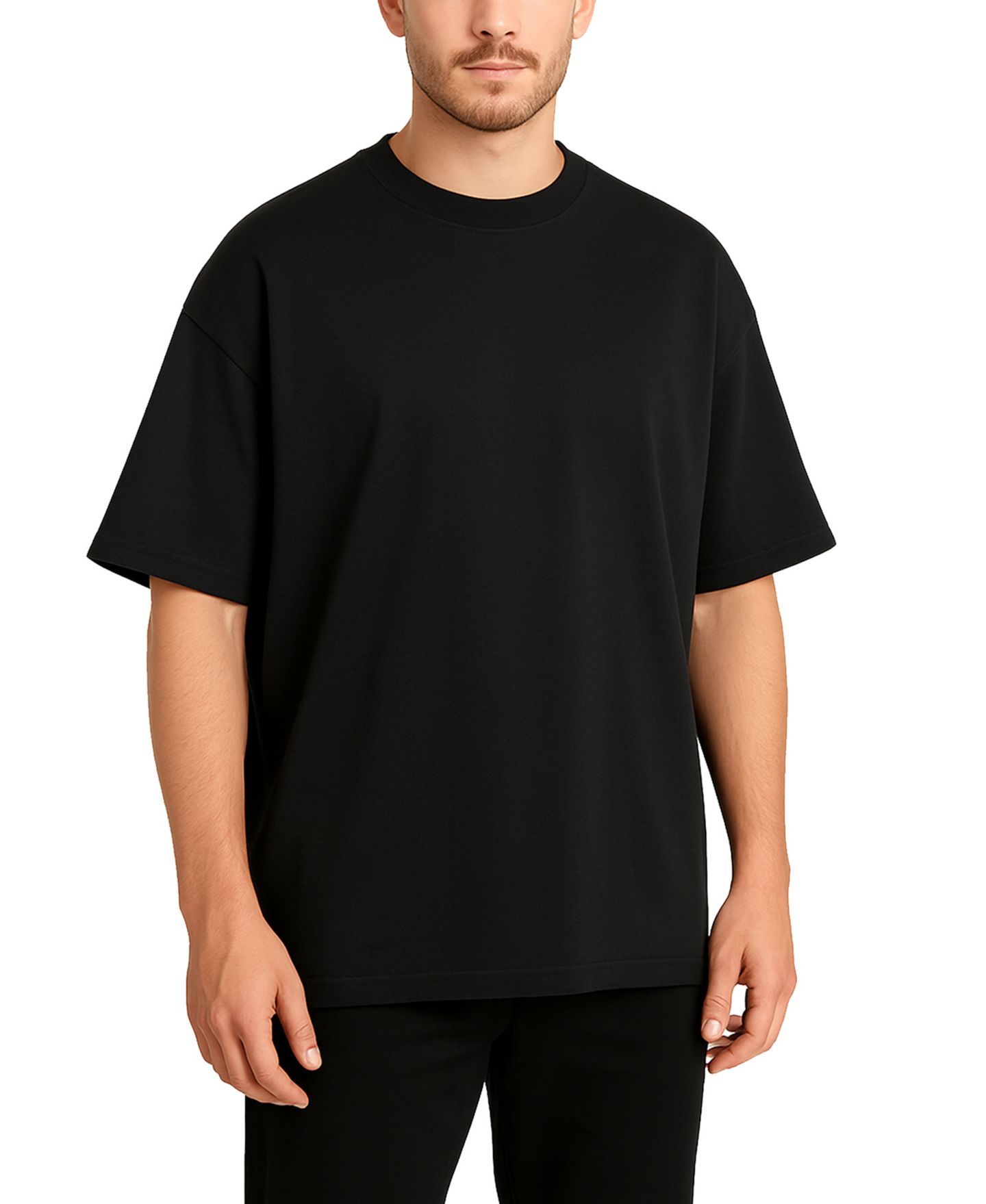 Мужские футболки Blu Rock Oversized Crewneck T-Shirt, 3-Pack, цвет: Чёрный / Синий — фото 4
