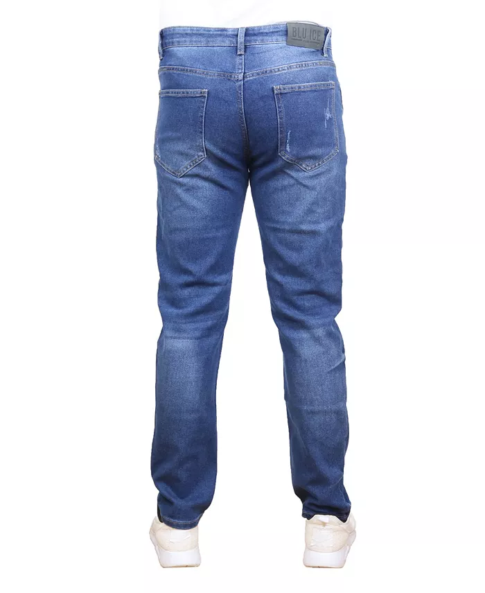 Men's Stretch Ripped Jeans - thumbnail 4