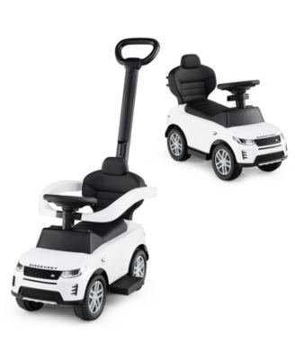 3 in 1 Push Car with Removable Handle and Guardrail for Kids 18-36 Months Old