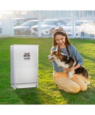 Dry Food Automatic Steel Dog Feeder Chow Hound w/ 50 Pound Capacity