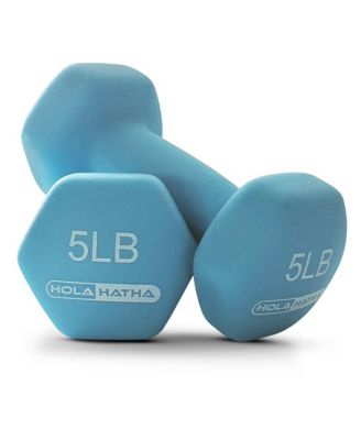3, 5, and 8 Pound Dumbbell Hand Weight Set with Storage Rack, Multi
