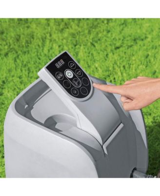 SaluSpa St Moritz AirJet Inflatable Hot Tub w/ 180 Soothing Jets, Brown