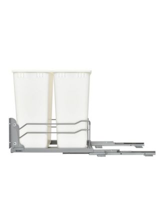 Double Pullout Trash Cans 50 qt. with Soft-close, 53WC-2150SCDM-211