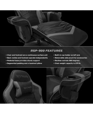 Reclining Gaming Chair with Footrest, Gaming Chair Recliner