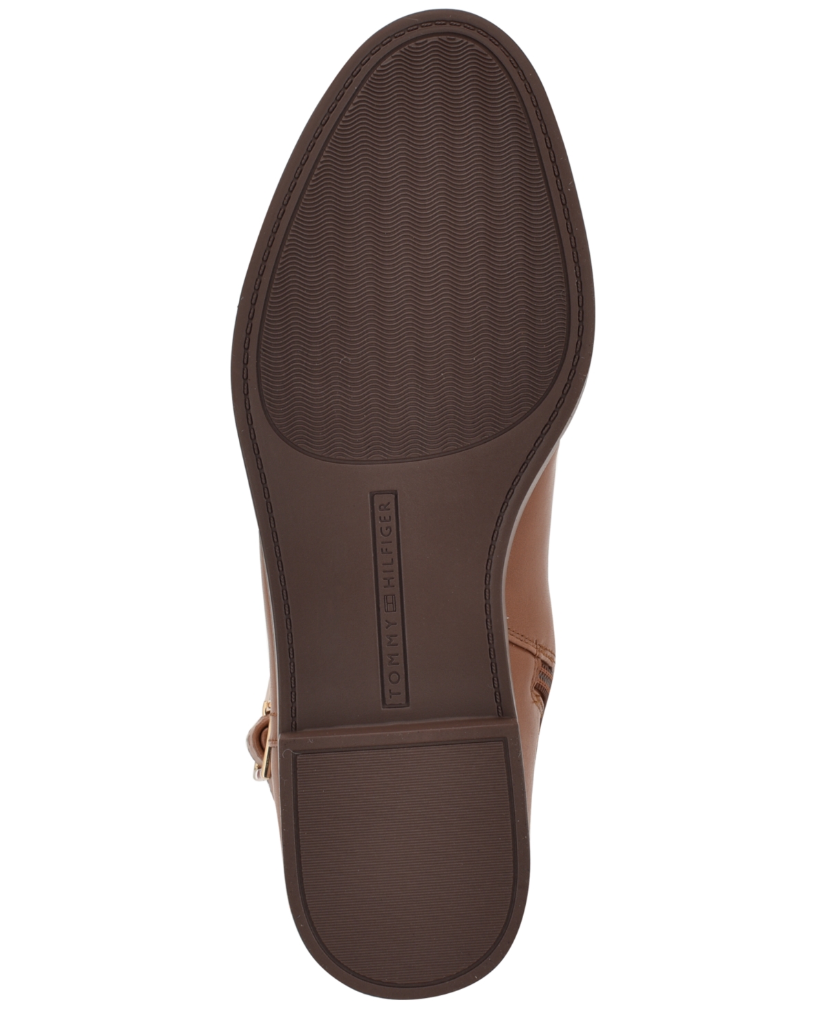 Tommy Hilfiger Women's Mireya Side Zip Riding Boot In Brown