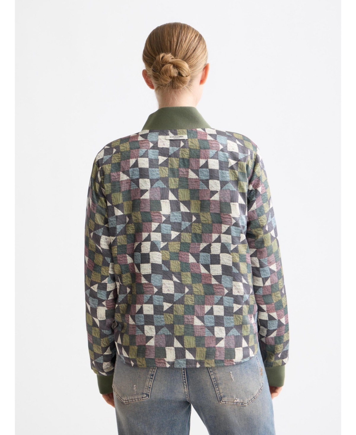 Scotch & Soda Women's Reversible Quilted Bomber