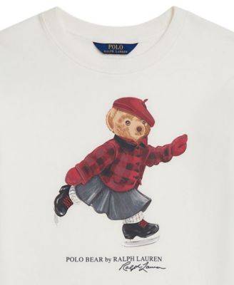 Girls' 7-16 Polo Bear Fleece Dress