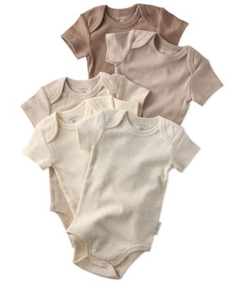 butterblu - Baby 5-Pack Cotton Short-Sleeve Bodysuits
