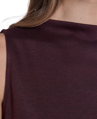 Women's Sleeveless Mock Neck Pull On Top