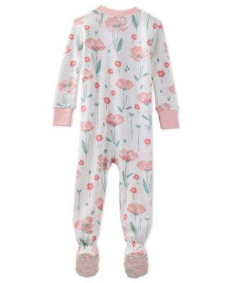 Baby Girls Cruz Cotton Snug-Fit Footed Pajamas