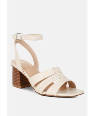 Womens Signora Pin Buckle Ankle Strap Sandals