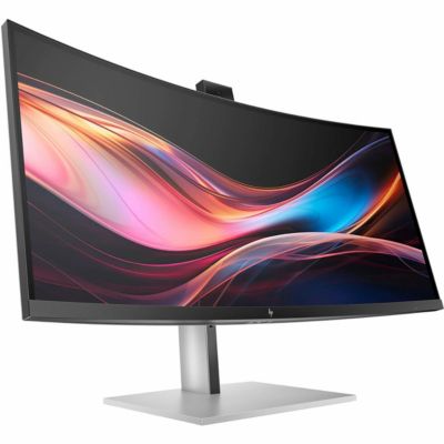 Series 7 Pro 734pm 34" 21:9 UWQHD 120Hz Curved IPS LCD HDR Conferencing Monitor, Silver