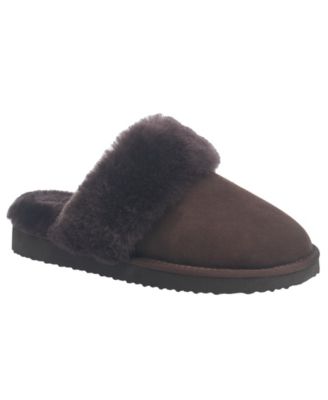 Women's Fur Band Open Slipper