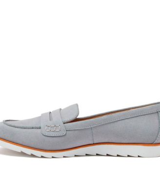 Women's Comfort Lug Sole Suede Loafers
