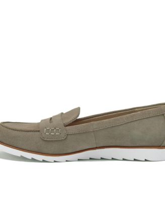 Women's Comfort Lug Sole Suede Loafers