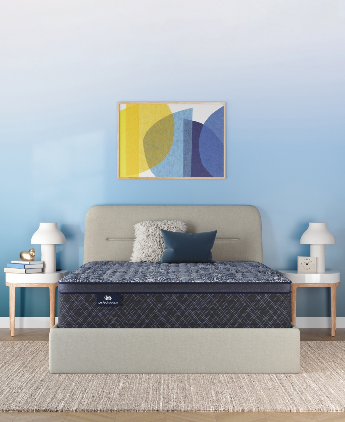 Serta Perfect Sleeper Osiria Rose 14" Firm Pillow Top Mattress, Queen In Transparent