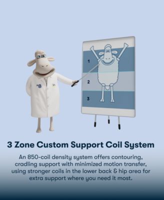 Perfect Sleeper Iceland Poppy 12" Firm Tight Top Mattress Set, Twin