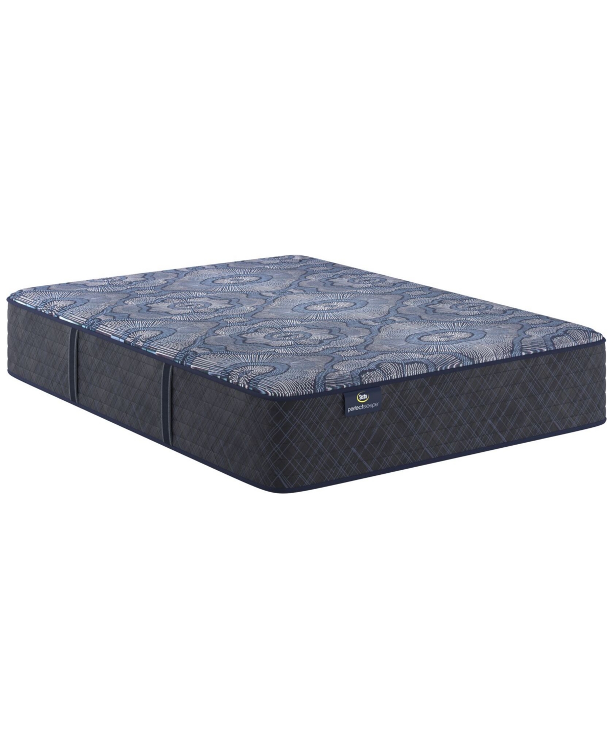 Serta Perfect Sleeper Tundra Valley 14" Plush Hybrid Tight Top Mattress Set, Twin In Transparent