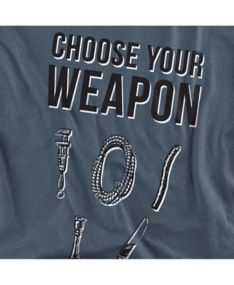Big & Tall Clue Choose Your Weapon T Shirt