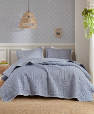 Linwood Ruffle 3-Pc. Quilt Set, King/California King