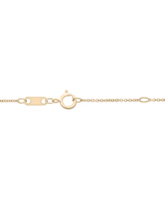 Diamond Snake Necklace (1/6 ct. t.w.) in 10K Yellow Gold