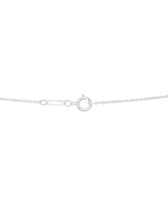 Diamond Necklace (1/10 ct. t.w.) in 10K White Gold