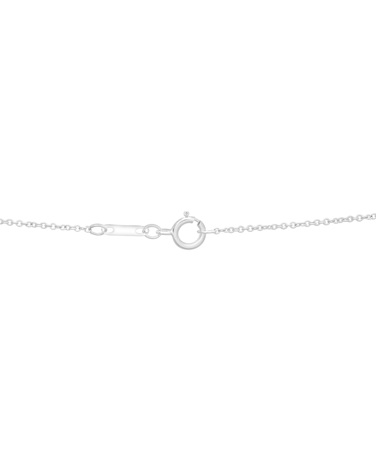 Wrapped Diamond Necklace (1/10 Ct. T.w.) In 10k White Gold In Gold