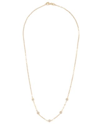 Diamond Necklace (1/6 ct. t.w.) in 10K Yellow Gold