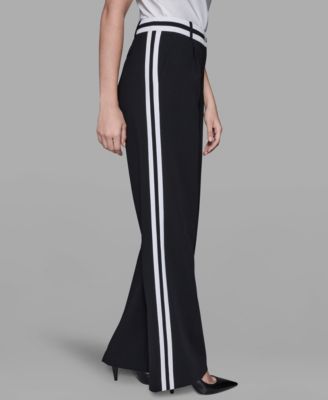 Women's High-Rise Contrast Band Pants