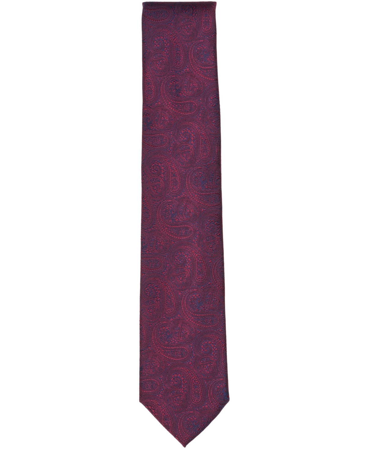 Michael Kors Men's Med Size Paisley Tie In Purple