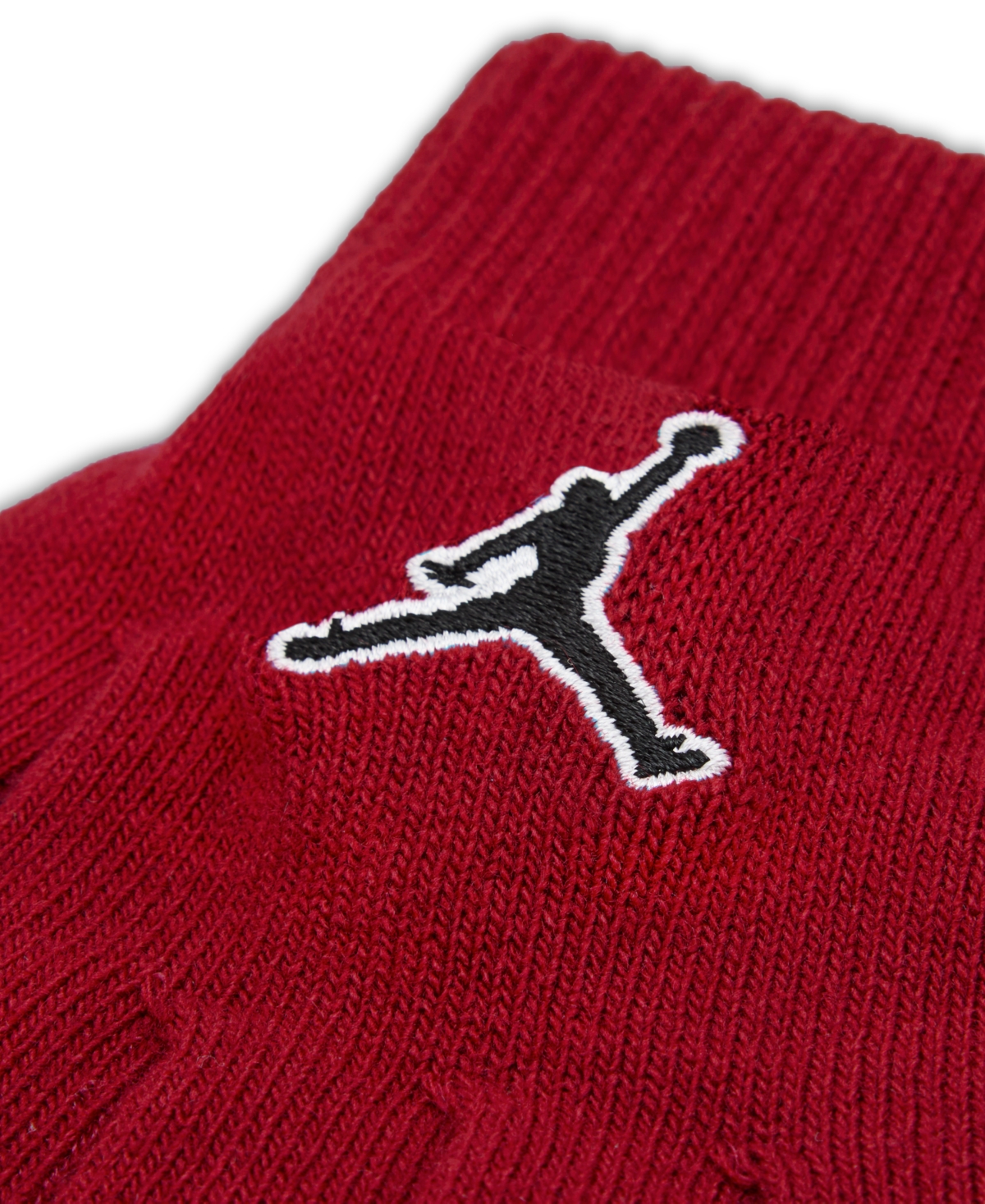 Jordan Kids 8-20 2-piece Neutral Patch Beanie And Gloves Set In Red