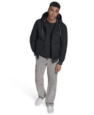 Men's Wool Blend Quilted Jacket