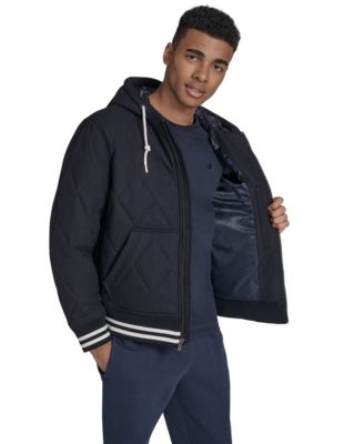 Men's Wool Blend Quilted Jacket