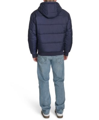 Men's Reversible Hooded Bomber Jacket