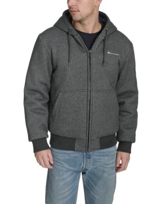 Men's Reversible Hooded Bomber Jacket